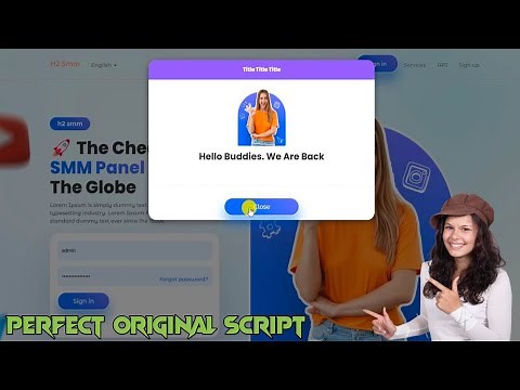 Perfect Panel Script 2023 / 0℅ Bug free script / perfect panel original script / smm panel