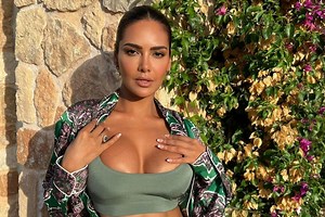 Esha Gupta Soaks Sun in Hot Green Look With Sports Bra And Pyjamas - See Pics