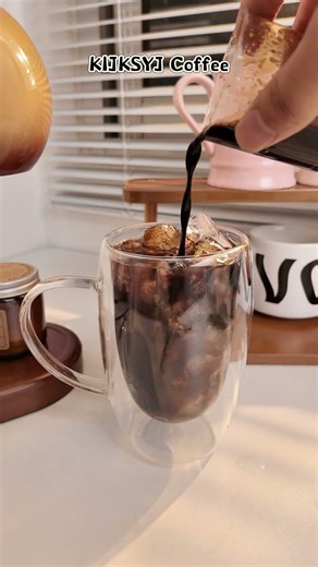 It's getting hot—are you sure you don't want a cup of coffee with extra ice?