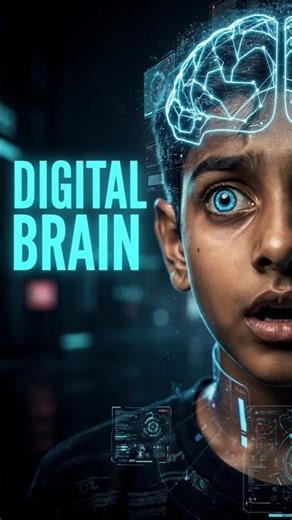 Digital brain 😳 | future ai mind connection#ai #shock