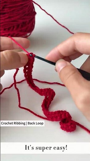 The Easiest Stretchy Crochet Ribbing — No Elastic Needed!