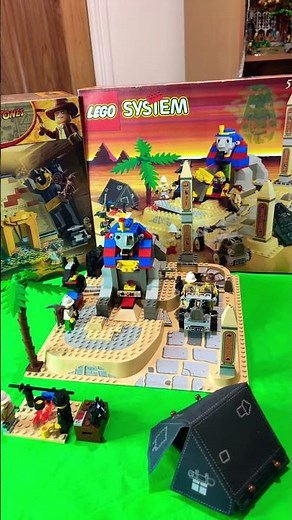 Lego Johnny Thunder and set 5978 with Indiana Jones set 77013 desert adventures