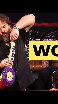 Unleashing the SaxoBoom Magic with Jack Black #funny