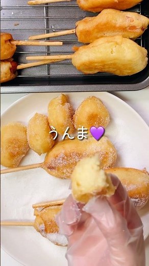 不器用さんでも作れる ホットケーキミックスで作る簡単アメリカンドッグ弁当#shorts