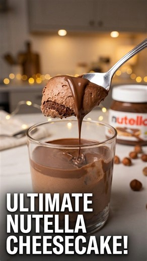 Nutella Cheesecake Cups (No-Bake & Ridiculously Creamy!)