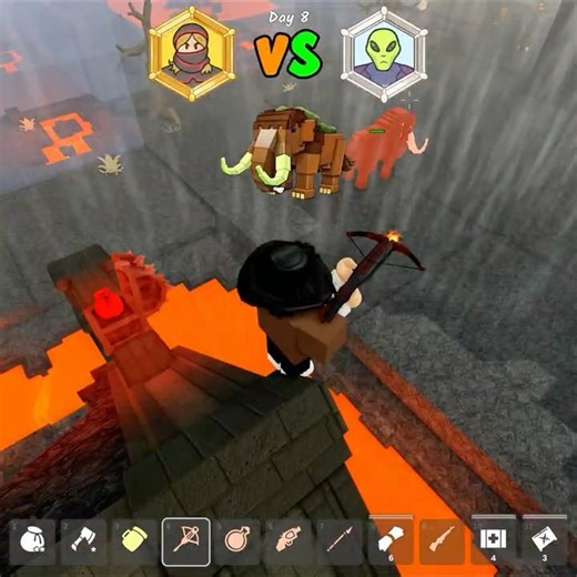 Alien vs Fire Bandit — Who Is Stronger 👽🔥💪#roblox #99nightintheforest #shorts