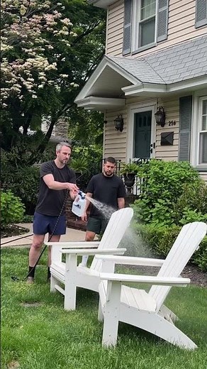 Before and after magic 🤩 #outdoorliving #clean #shorts