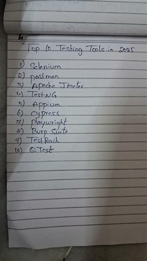 Top 10 Testing tools