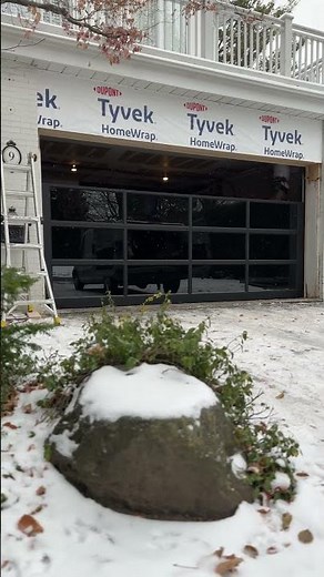 ALL BLACK - Modern Full-View Garage Door Installation | Clean Glass Design Upgrade