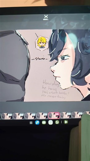 Yo Shadow what you looking at? 🥹 // comic #art #draw #artist #drawing #oc #animation