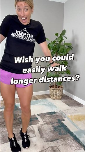 Easily walk longer distances: 2 simple exercises
