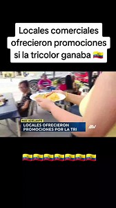 Locales comerciales ofrecieron promociones si la tricolor ganaba 🇪🇨 #ecuador #economia #latri #mundial2026 #ecuatorianosporelmundo🇪🇨🌏💫