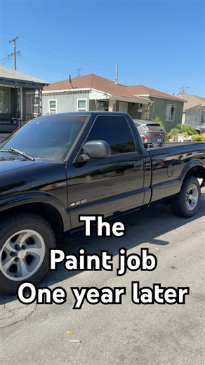 Painted the 1999 S10 one year ago. #new #shorts #chevy