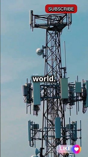 How cell towers work?📶 Cell towers explanation?!🗼📶 #facts #technology #shorts