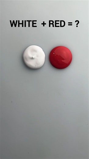 Creating Pink #asmr #asmrsounds #satisfying #shorts #whatcolor #painting #colormixing #colors