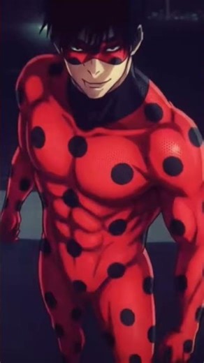 Toji x Lady Bug 🗿 #tojifushiguroedit #ladybug #jujutsukaisenedit #animeedit #trendingshorts #shorts