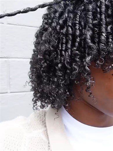 Loose Finger Coils Tutorial#fyp #viral #trend #afro #hair #curls