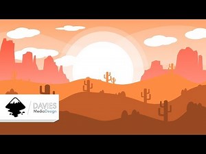 Inkscape Tutorial: Flat Vector Landscape Design