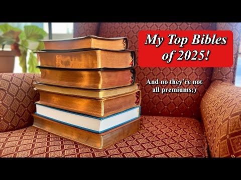 My Top Favorite Bible releases of 2025 