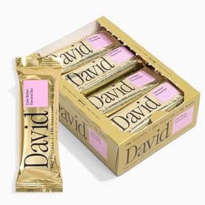 David High Protein Bars - 0g of Sugar, Low Carb, Gluten Free - 28g of Protein, 150 Calories - On-The-Go Snack - Cake Batter Flavor, Pack of 12
