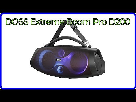 REVIEW (2026): DOSS Extreme Boom Pro D200. ESSENTIAL details.