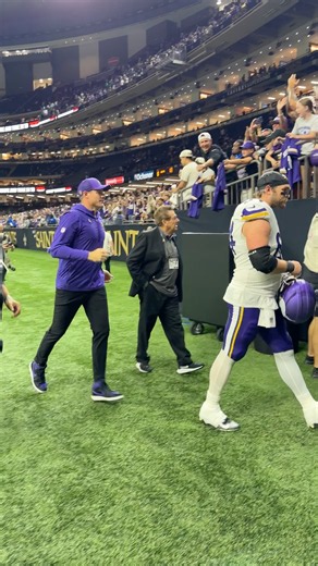Kevin O'Connell Fired Up after Vikings Win 🙌