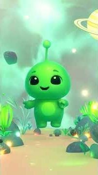 Zyulo – Glowing Neon Alien Dance Loop for Kids (1 Minute)