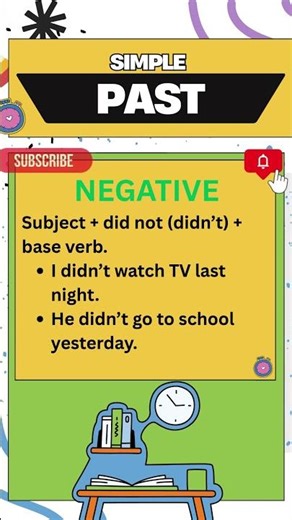 SIMPLE PAST STRUCTURE - ENGLISH PLUS.