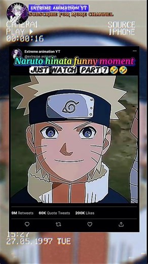 Naruto & Hinata Funny Moment Part 7 🤣 | Cute Romantic Anime Scenes |anime# Naruto#shart