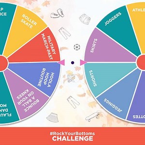 Take on the #RockYourBottoms challenge. 1. Spin the wheel 2. Where the wheel stops, take that challenge wearing those bottoms 3. Upload a photo, video or GIF of the challenge and tag us in it The best #RockYourBottoms challenge wins exclusive Pantaloons vouchers. #Contest #Legit #AW17 | Pantaloons