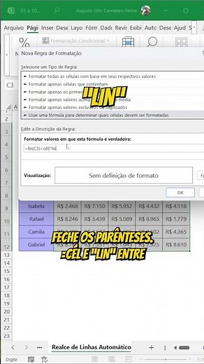 AMAZE NOW: How to HIGHLIGHT LINES AS YOU MOUSE OVER in EXCEL! DON'T MISS THIS TIP! #excel