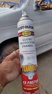 Painting a Van with Rust-Oleum Turbo spray can $260 Paint job including other materials. #rustoleum