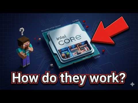 How a CPU Actually Works (Using Minecraft)