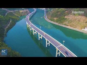 Breathtaking! Watch China's most beautiful over-water highway