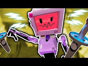 EVIL JOB BOT'S REVENGE IN CURSED JOB SIMULATOR | Budget Cuts VR (Lets Play HTC Vive Gameplay)