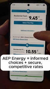 Take Control of Your Energy Costs with AEP Energy 🔒💡 Tired of unpredictable bills? Lock in a fixed energy rate today and enjoy peace of mind all year long! ✅ Fixed rates you can count on ✅ Reliable service you trust ✅ Budget-friendly plans 👉 Start saving now: https://www.aepenergy.com/residential/rates-plans/ | AEP Energy