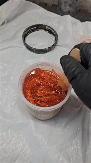 Orange flake on a SS Series #guitar #guitarist #guitarporn #luthier #handmade | Funk Guitars USA