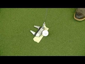 Odyssey month drill 1 - putter face alignment at set up