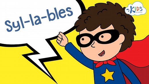 Learning Video: Dividing Words into Syllables - Kids Academy