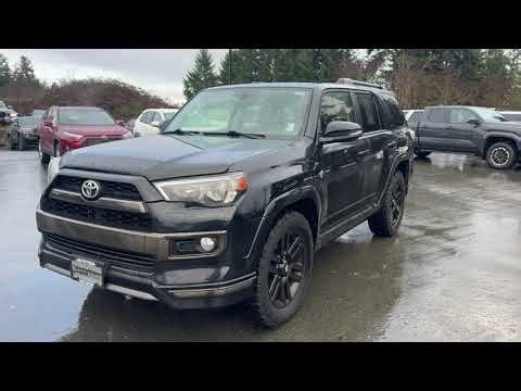 2019 Toyota 4Runner Limited Nightshade Edition with power running boards
