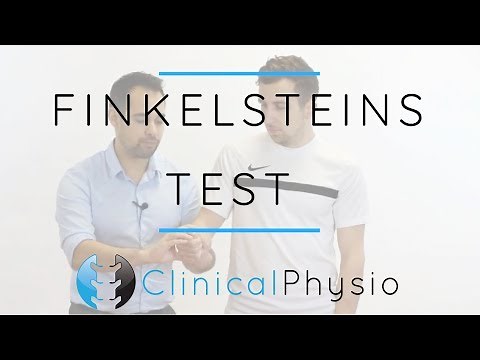 Finkelstein's Test for De Quervain's | Clinical Physio Premium