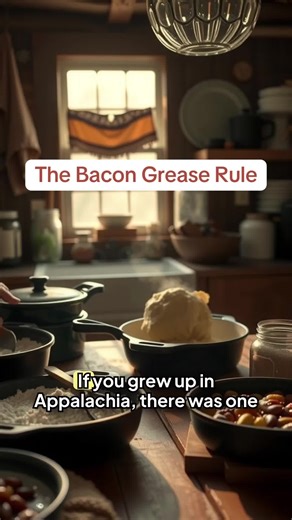 Why Grandma never threw away bacon grease — because it meant flavor, security, and survival Appalachian food Bacon grease jar Appalachian breakfast traditions Grandmas grease jar Appalachian culture Why you never threw out bacon grease Southern food Mountain cooking #appalachia #bacongrease #southerncooking #biscuitsandgravy #southernfood