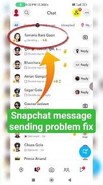 Snapchat message sending problem fix 2026 | Snapchat message not sending problem #shorts #ytshorts