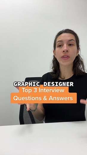 🔶 More #interviewtips in the 🔗 in our bio Top 3 #interviewquestions and answers for graphic designers Let us know which industry we should choose next 👇 #resumegenius #jobinterview #graphicdesigner #graphicdesign