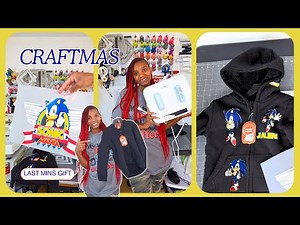 Last-Minute Christmas Gift 🎄 $17→$35 With DTF Prints & HTVRONT H10 | Sonic Jacket