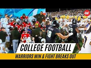 BRAWL at Hawaii Bowl! Warriors Win & Fight Breaks Out
