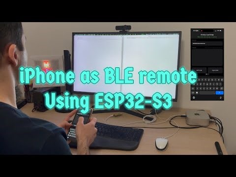Turn Your iPhone into a Wireless BLE Keyboard & Mouse with ESP32-S3
