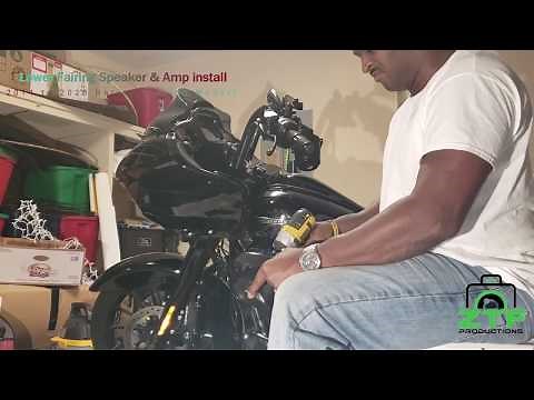 Harley Boom Audio 2 Speaker Install Lower Fairings