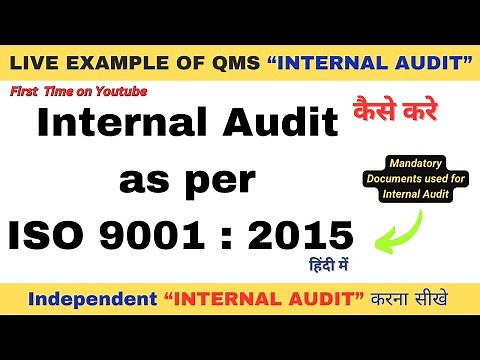How to Conduct Internal Audit I Mandatory Documents for Internal Audit