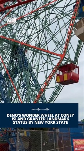 🎡 New York State can grant a business that has been operating for over 50 years landmark status, if deemed appropriate and impactful to its surrounding community. Deno's Wonder Wheel Amusement Park at Coney Island has been in use for 105, closing down only during the blackout of 1977. "People come here from all over the world to ride that, and see the sights of Manhattan and the skyline, Brooklyn, Staten Island, out to the ocean," Dennis Vourderis, whose father bought the Wonder Wheel in 1983, 